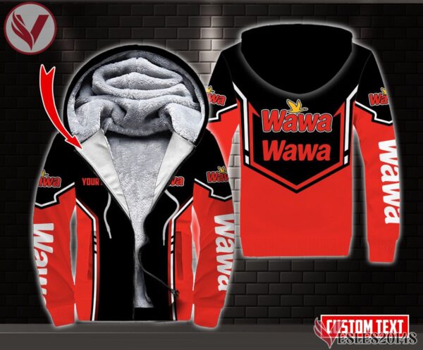 Fleece Wawa Uniform Custom Clothes Style 2, Unique Gifts For Employee - Vesles2014s