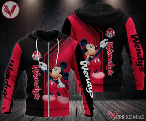 Fleece Wendy's Uniform Custom Clothes Style 1, Unique Gifts For Employee - Vesles2014s 2