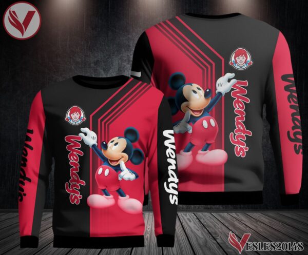 Fleece Wendy's Uniform Custom Clothes Style 1, Unique Gifts For Employee - Vesles2014s 3