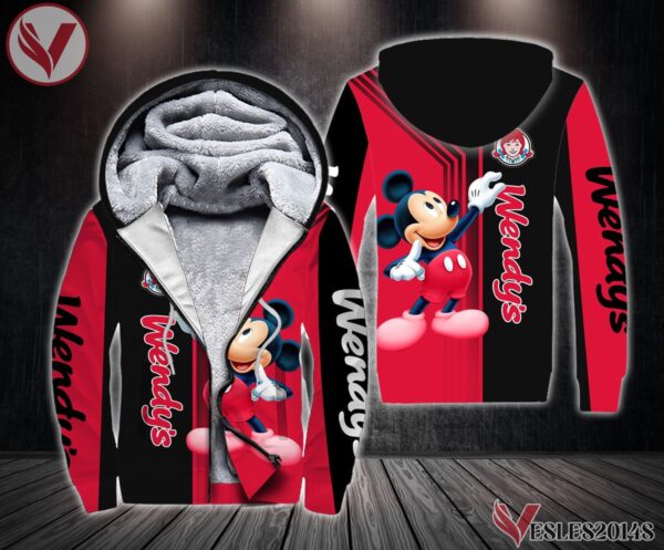Fleece Wendy's Uniform Custom Clothes Style 1, Unique Gifts For Employee - Vesles2014s