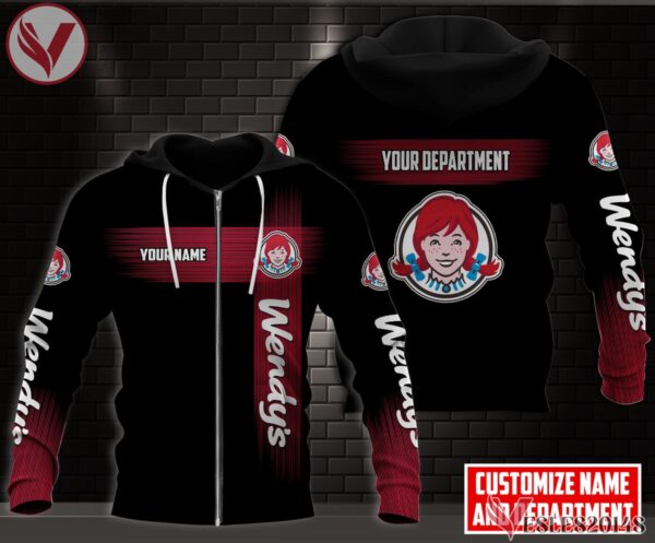 Fleece Wendy's Uniform Custom Clothes Style 13, Unique Gifts For Employee - Vesles2014s 2