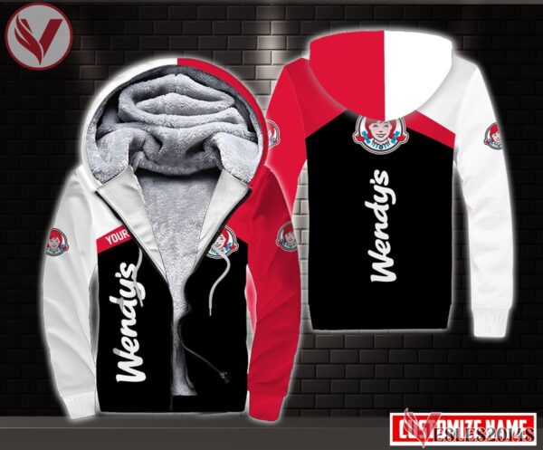 Fleece Wendy's Uniform Custom Clothes Style 14, Unique Gifts For Employee - Vesles2014s