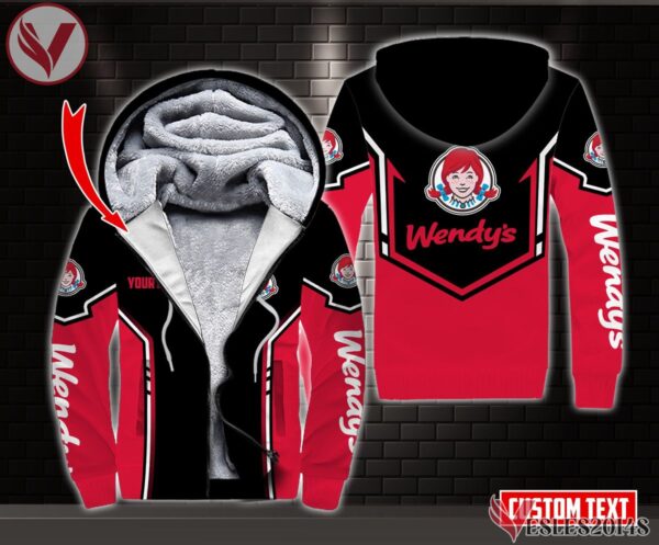 Fleece Wendy's Uniform Custom Clothes Style 16, Unique Gifts For Employee - Vesles2014s