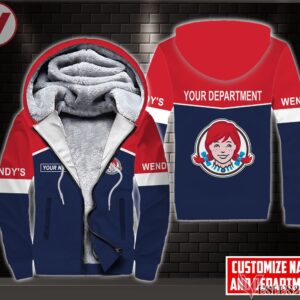 Fleece Wendy's Uniform Custom Clothes Style 18, Unique Gifts For Employee - Vesles2014s