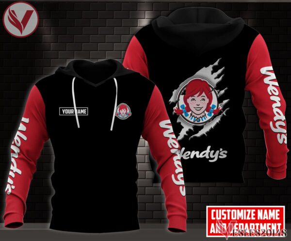 Fleece Wendy's Uniform Custom Clothes Style 19, Unique Gifts For Employee - Vesles2014s 1