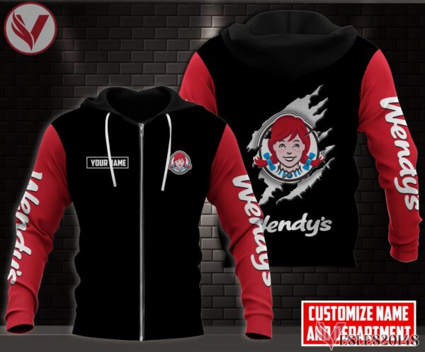 Fleece Wendy's Uniform Custom Clothes Style 19, Unique Gifts For Employee - Vesles2014s 2