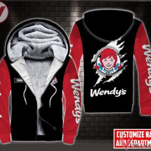 Fleece Wendy's Uniform Custom Clothes Style 19, Unique Gifts For Employee - Vesles2014s
