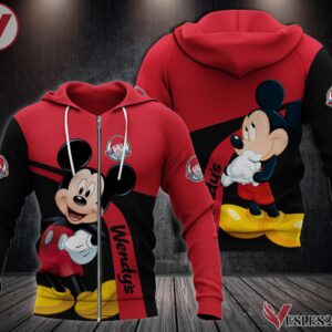 Fleece Wendy's Uniform Custom Clothes Style 2, Unique Gifts For Employee - Vesles2014s 2