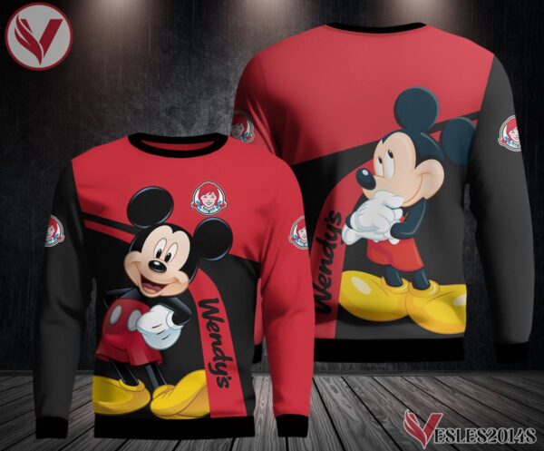 Fleece Wendy's Uniform Custom Clothes Style 2, Unique Gifts For Employee - Vesles2014s 3