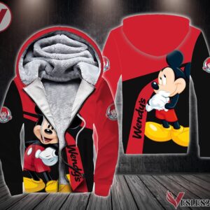 Fleece Wendy's Uniform Custom Clothes Style 2, Unique Gifts For Employee - Vesles2014s