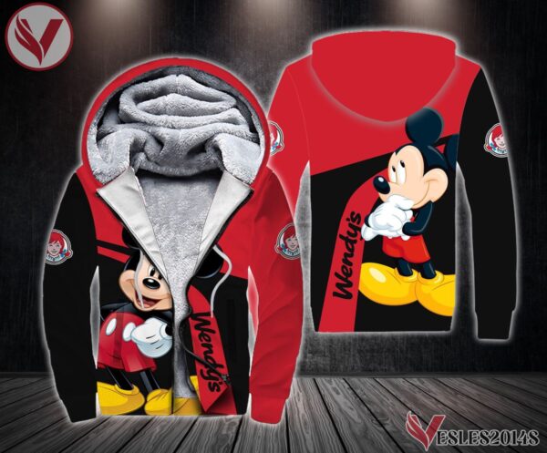 Fleece Wendy's Uniform Custom Clothes Style 2, Unique Gifts For Employee - Vesles2014s