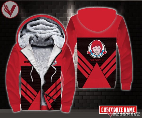 Fleece Wendy's Uniform Custom Clothes Style 20, Unique Gifts For Employee - Vesles2014s