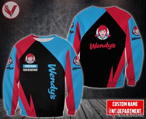Fleece Wendy's Uniform Custom Clothes Style 22, Unique Gifts For Employee - Vesles2014s 3