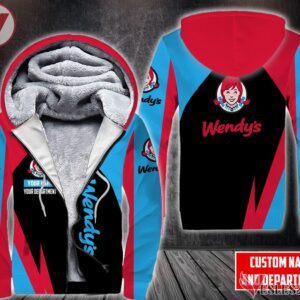 Fleece Wendy's Uniform Custom Clothes Style 22, Unique Gifts For Employee - Vesles2014s