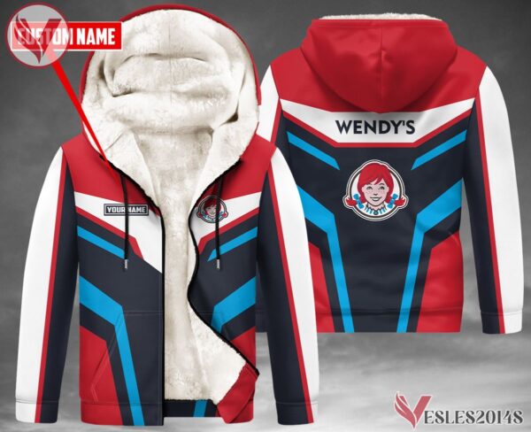 Fleece Wendy's Uniform Custom Clothes Style 4, Unique Gifts For Employee - Vesles2014s