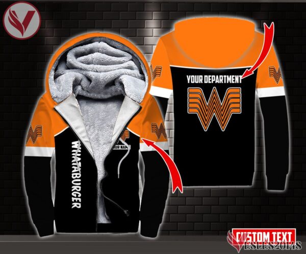 Fleece Whataburger Uniform Custom Clothes Style 1, Unique Gifts For Employee - Vesles2014s