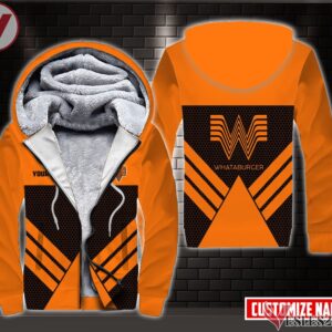 Fleece Whataburger Uniform Custom Clothes Style 3, Unique Gifts For Employee - Vesles2014s