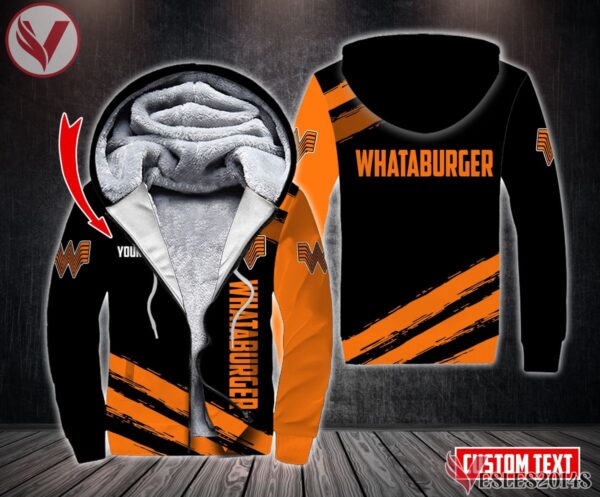 Fleece Whataburger Uniform Custom Clothes, Unique Gifts For Employee - Vesles2014s