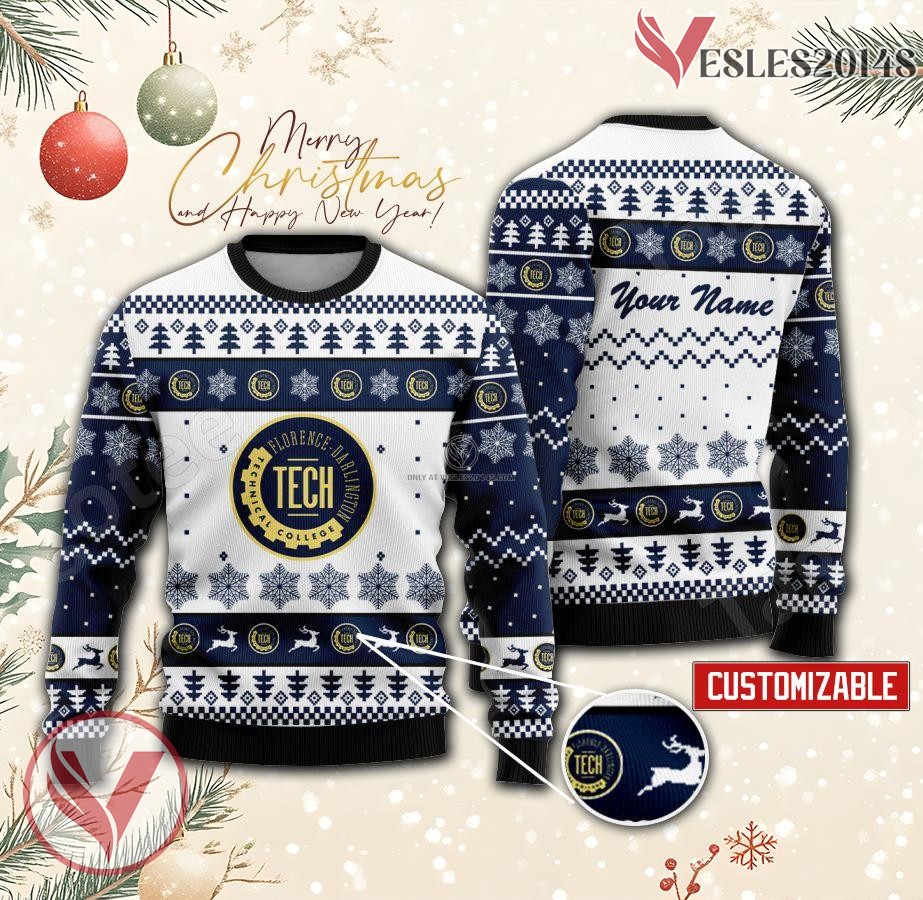 Florence Darlington Technical College Custom Ugly Christmas Sweater, Unique Gift For Fans - Vesles2014s