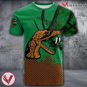 Florida A_M Rattlers  Basketball Grunge Pattern Unique Personalized T Shirts - Vesles2014S