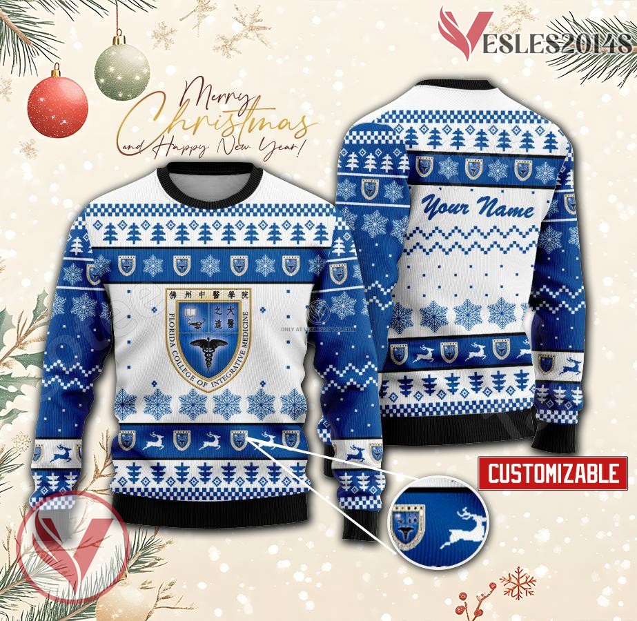 Florida College of Integrative Medicine Custom Ugly Christmas Sweater, Unique Gift For Fans - Vesles2014s