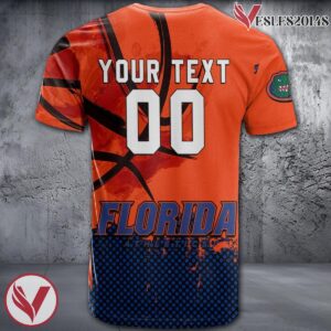 Florida Gators Basketball Grunge Pattern Unique Personalized T Shirts - Vesles2014S 1