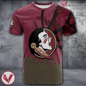Florida State Seminoles Basketball Grunge Pattern Unique Personalized T Shirts - Vesles2014S