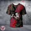 Florida State Seminoles NCAA With Red Poppy Flower 3D Shirt, Unique Gift For Fans - Vesles2014S