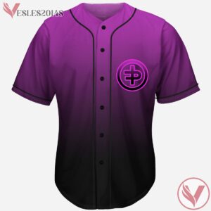 Flux Pavilion Purple Gradient Rave Baseball Jersey For EDM Festivals - Vesles2014s
