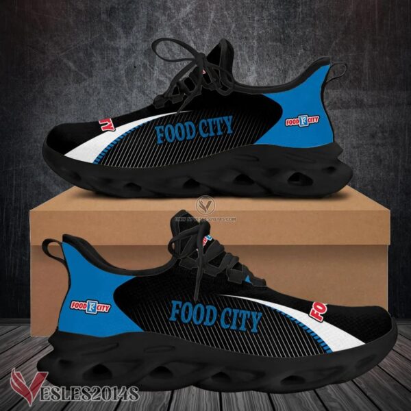 Food City Logo Custom Shoes Style 2, Best Running Shoes For Fans - Vesles2014S