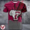 Fordham Rams Basketball Grunge Pattern Unique Personalized T Shirts - Vesles2014S