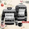 Fossil Watch Logo Personalized Ugly Christmas Sweater, Unique Gift For Fans - Vesles2014s