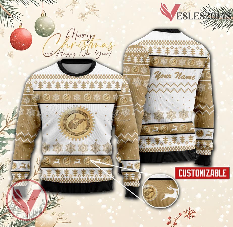Fred W Eberle Technical Center Logo Custom Ugly Christmas Sweater, Unique Gift For Fans - Vesles2014s