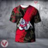 Fresno State Bulldogs NCAA With Red Poppy Flower 3D Shirt, Unique Gift For Fans - Vesles2014S