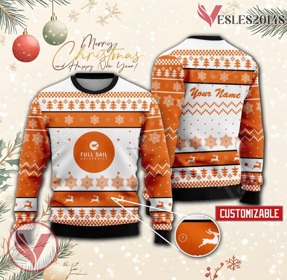 Full Sail University Custom Ugly Christmas Sweater, Unique Gift For Fans - Vesles2014s