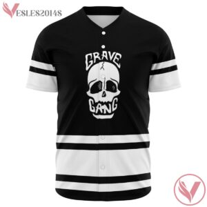GRAVE GANG BASEBALL JERSEY - Vesles2014s