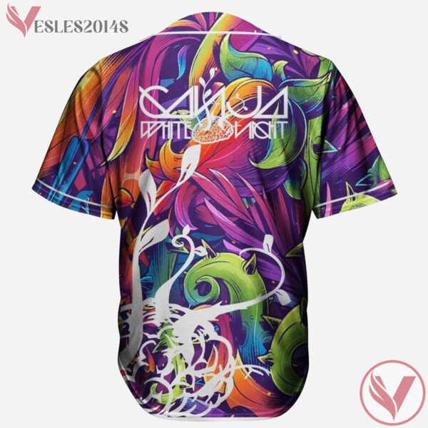 Ganja White Night Acid Psychedelic Baseball Jersey For EDM Festivals - Vesles2014s 1
