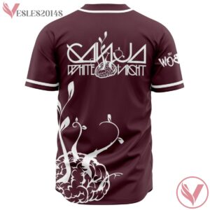 Ganja White Night Brown Baseball Jersey, Gift Ideas For EDM Lovers - Vesles2014s 1