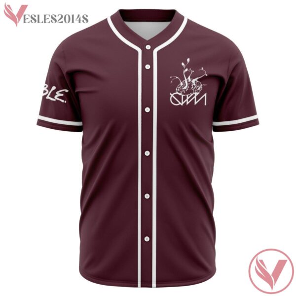 Ganja White Night Brown Baseball Jersey, Gift Ideas For EDM Lovers - Vesles2014s