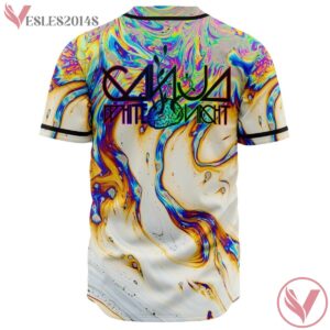 Ganja White Night Trippy Baseball Jersey For EDM Festivals - Vesles2014s 1