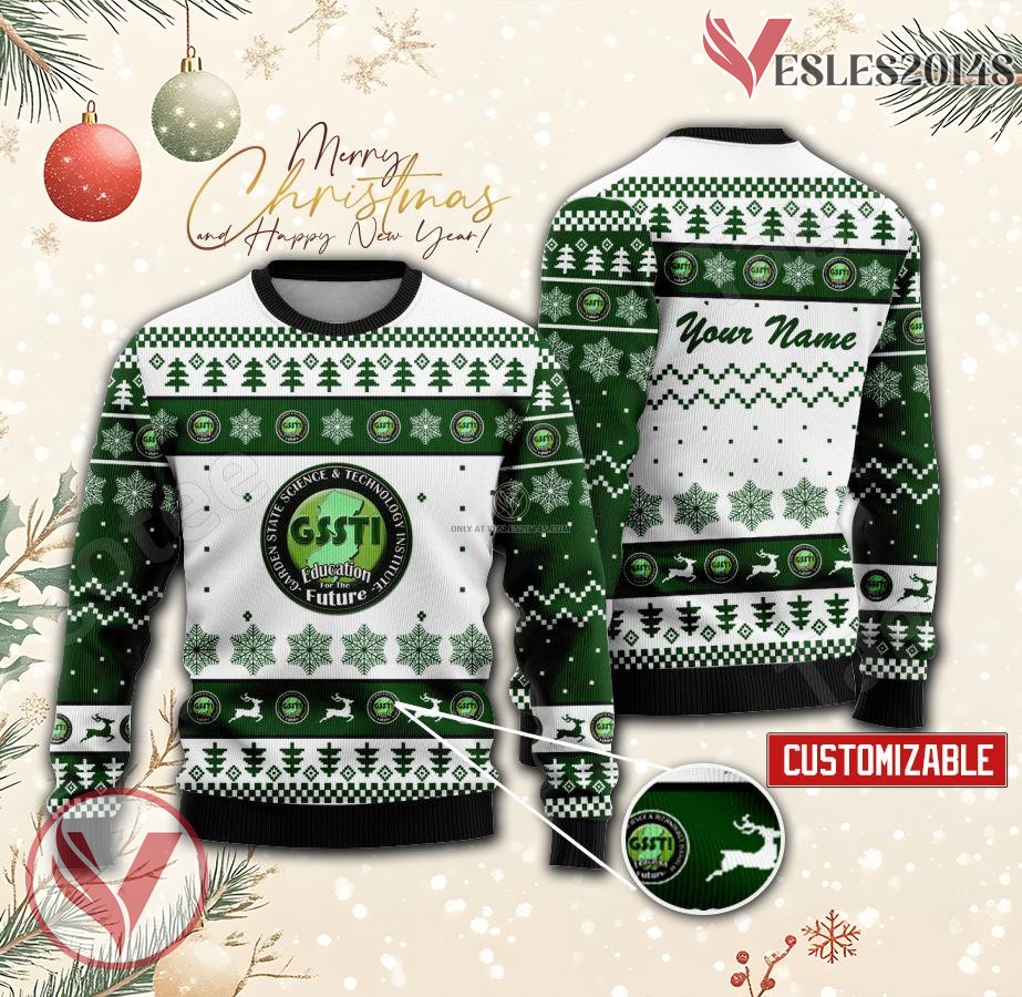 Garden State Science and Technology Institute Custom Ugly Christmas Sweater, Unique Gift For Fans - Vesles2014s