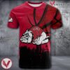 Gardner-Webb Runnin' Bulldogs Basketball Grunge Pattern Unique Personalized T Shirts - Vesles2014S