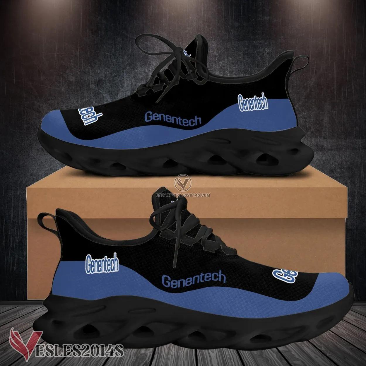 Genentech Logo Custom Shoes, Best Running Shoes For Fans - Vesles2014S
