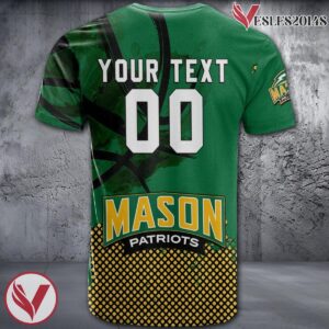 George Mason Patriots Basketball Grunge Pattern Unique Personalized T Shirts - Vesles2014S 1