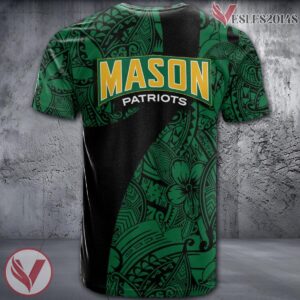 George Mason Patriots NCAA Polynesian Pattern Shirt, Unique Gifts For Fans - Vesles2014s 1