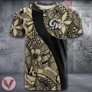 George Washington Colonials NCAA Polynesian Pattern Shirt, Unique Gifts For Fans - Vesles2014s