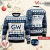 George Washington University Custom Ugly Christmas Sweater, Unique Gift For Fans - Vesles2014s
