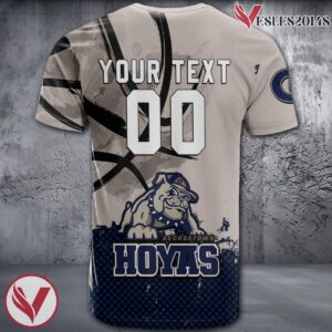 Georgetown Hoyas Basketball Grunge Pattern Unique Personalized T Shirts - Vesles2014S 1