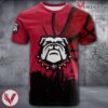 Georgia Bulldogs Basketball Grunge Pattern Unique Personalized T Shirts - Vesles2014S