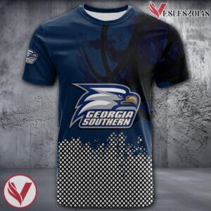 Georgia Southern Eagles Basketball Grunge Pattern Unique Personalized T Shirts - Vesles2014S